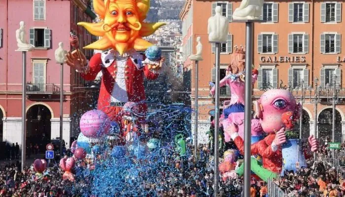 Грандиозный карнавал в Ницце