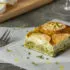 Французский пирог киш с цукини, песто и козьим сыром