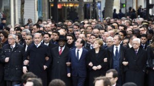 11 января 2015 г. марш солидарности в Париже