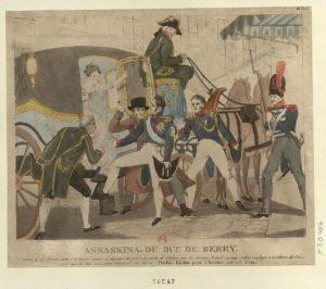 13 февраля 1820 года совершено покушение на герцога Беррийского